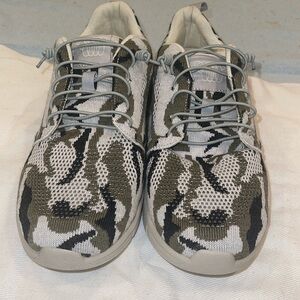 NWT WOOLLOOMOOLOO men's FRAZER II sneaker in sand camo merino wool SZ 41 USA 8